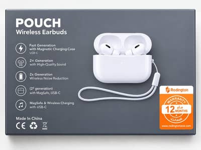 AirPods Pro Style Wireless Earbuds – ANC/ENC,