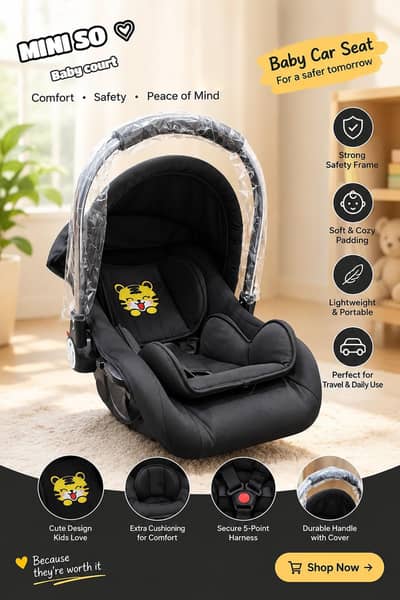 w Baby Carry Cot / Baby Car Seat New Baby Carry Cot / Baby Car Seat