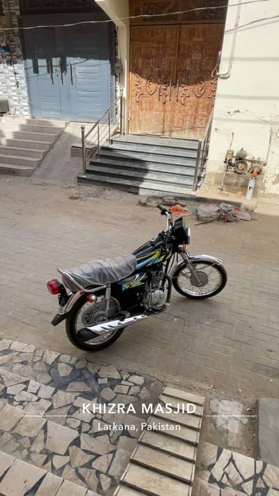 CG-125 Black Clr 10/10 conduon larkana Register