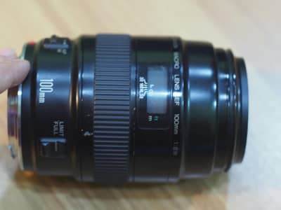 Canon 100mm portrait/macro photography lens full frame/ crop body