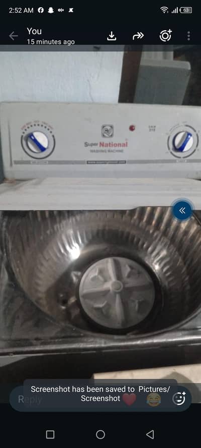 washing machine  good metal
