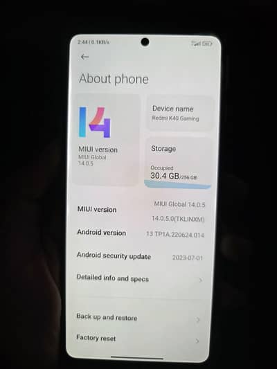 Xiaomi Redmi K40 Gaming