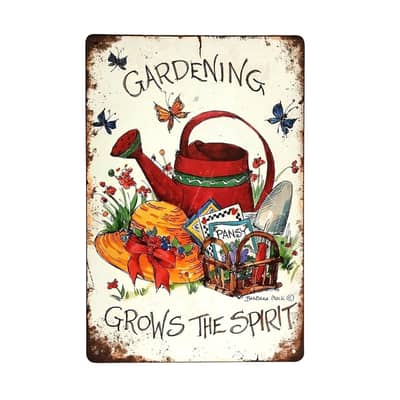 Outdoor Tin Plaques & Signs For Decor