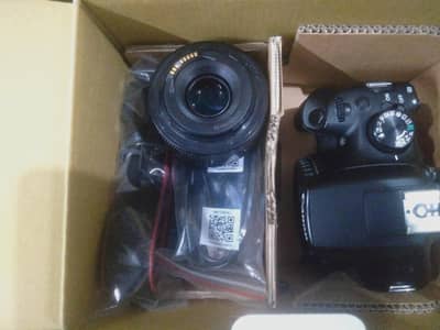 CANON DSLR 1300D with lens 50mm 1.8 all accessories