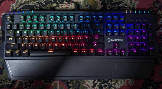 Gamepower full metal mechanical keyboard in excellent condition
