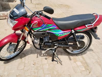 The bike is condesion good number bi laga howa haii