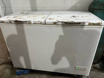 Deep freezer 2 door haier condition 9/10