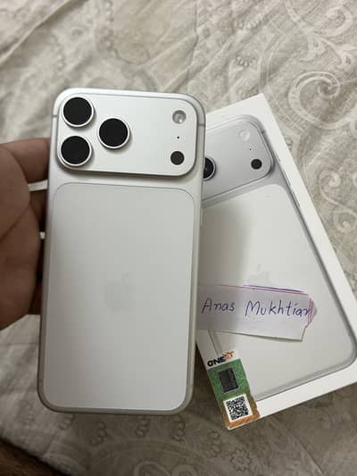 Apple iPhone 17 Pro Max - Silver - 512 GB - PTA Approved