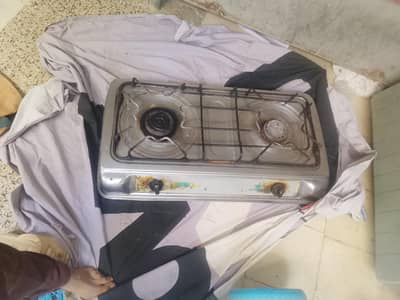 2 burner stainless steel gas stove for sale