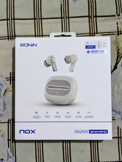 Ronin Nox R-7080 Premium Wireless Earbuds | ANC + ENC | New