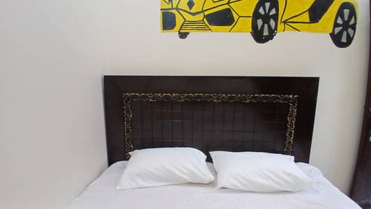 Premium wooden King bed set