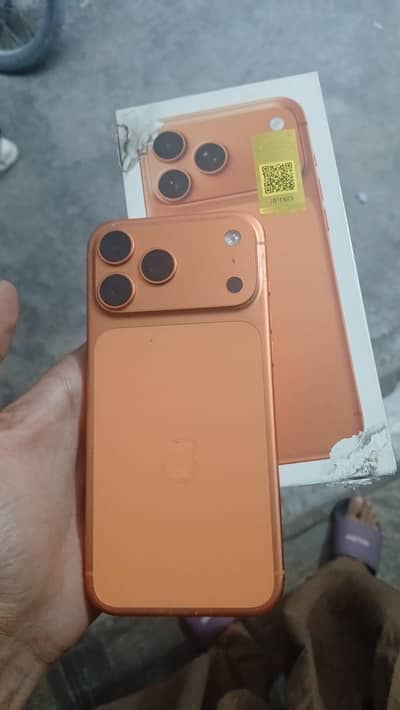 iPhone 17 Pro Max 256 GB Cosmic orange PTA Approved New 10/10 (fixed)
