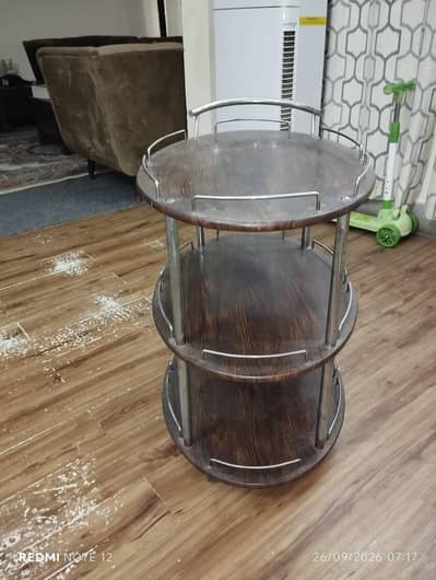 Three Shelve Tea Trolley