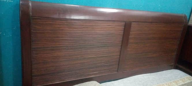 Double Bed ,Side Table And Dressing Tabel