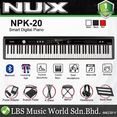 NUX NPK-20 88-Key Portable Digital Piano