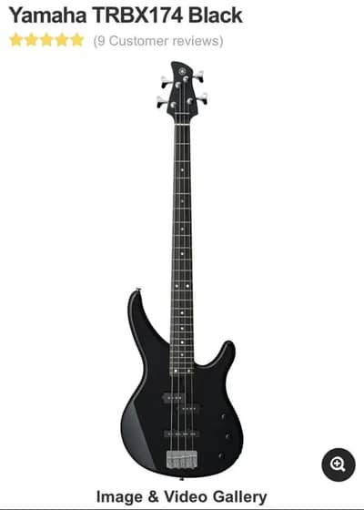 Yamaha TRBX174 4-string Bass Guitar