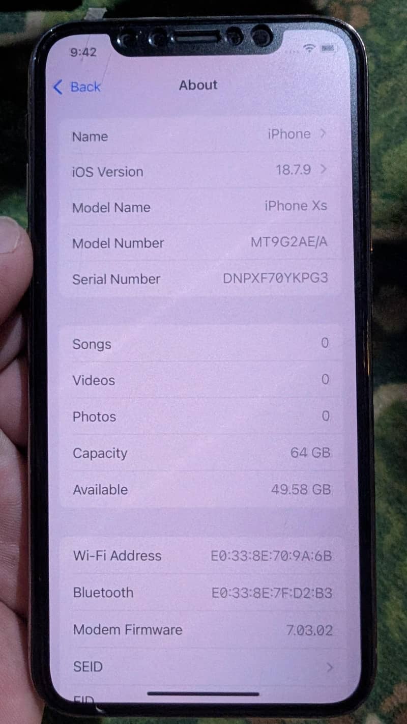 iPhone Xs 5
