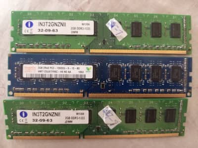 6GB DDR3 RAMs for sale