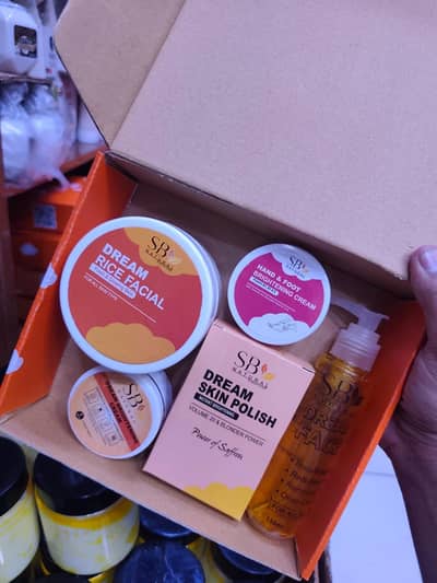 SB Natural Value box 5 in 1 facial kit
