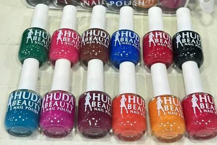 Full Huda beauty Peel Off Nail polish, pack of 6