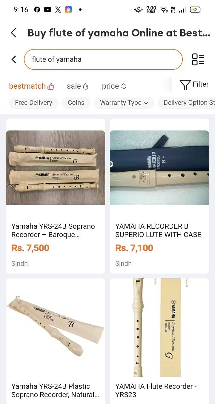 Yahama flute 2