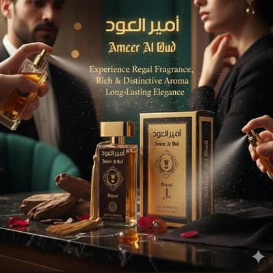 AMEER AL OUD 100ML PERFUME (UNISEX LONG LASTING FRAGRENCE)BRAND NEW