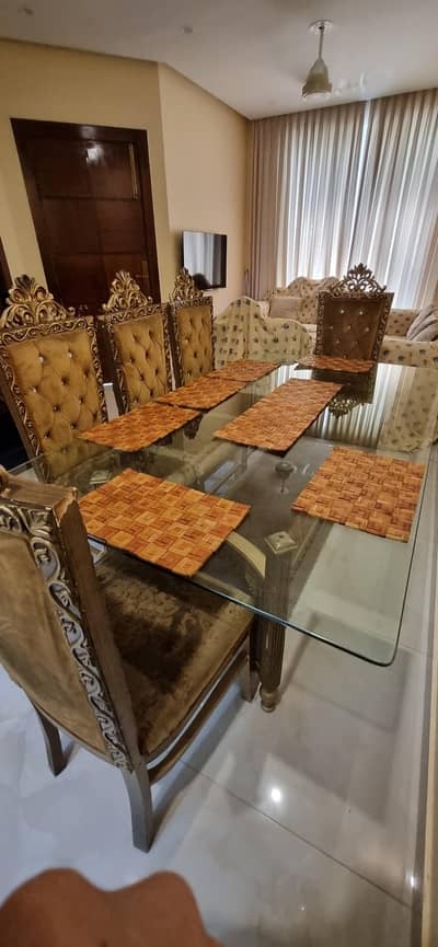Dinning Table with 8 Chairs