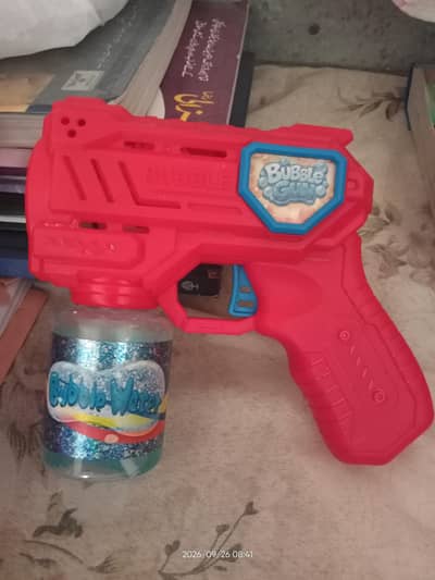 water bubble gun
