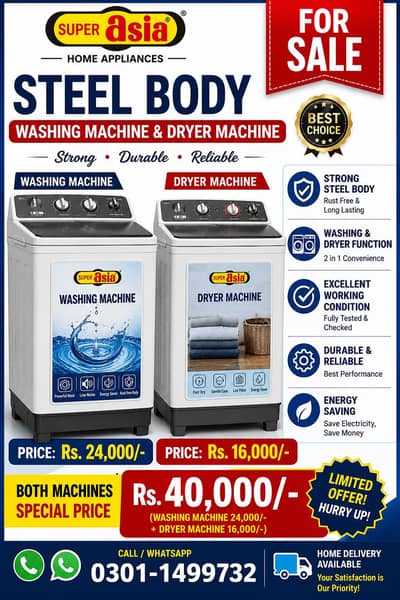 washing and dryer machine