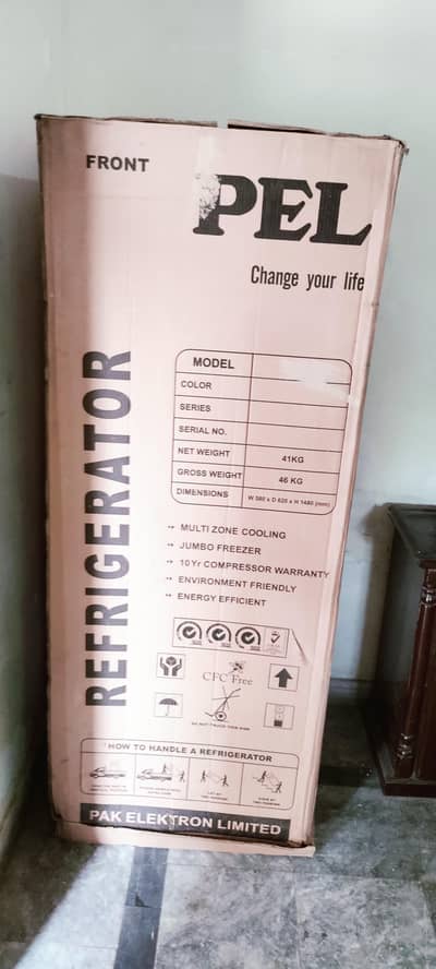 PEL Refrigerator and Dawlance washing machine are for sale