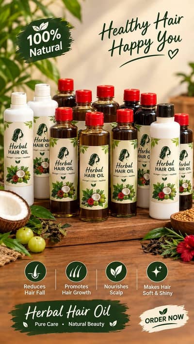 Natural Herball Hair oil