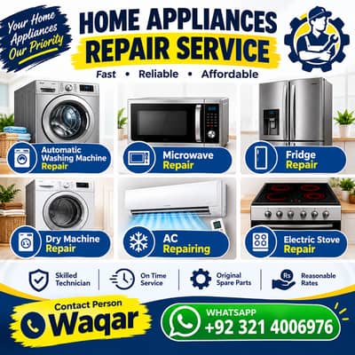 Fridge Repair | Washing & Dryer Machine Repair | AC Repair Services