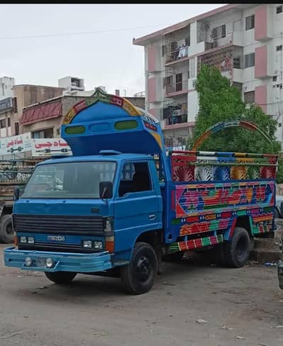 movers & packers Mazda truck shahzore for rent home & office shifting