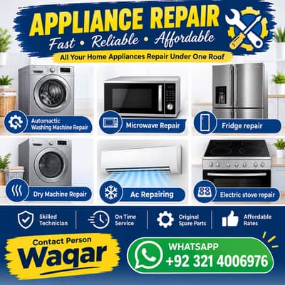 Ac Repair | Fridge Repair | washing machine Repair All lahore
