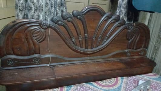 Double bed and 3in1 sofa set used
