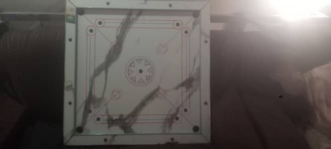 white carrom board