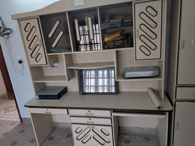 Kids Wardrobe with Chester Table with 2 Beds