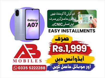 Infinix / Vivo / Tecno Mobile all modal on easy Installment on Cnic