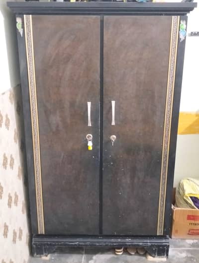 Wooden Almari | Bedroom Almari | Clothes Almari | 2 Door Almari
