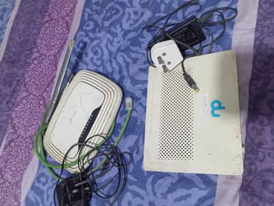 TP-Link router and Onu Fiber