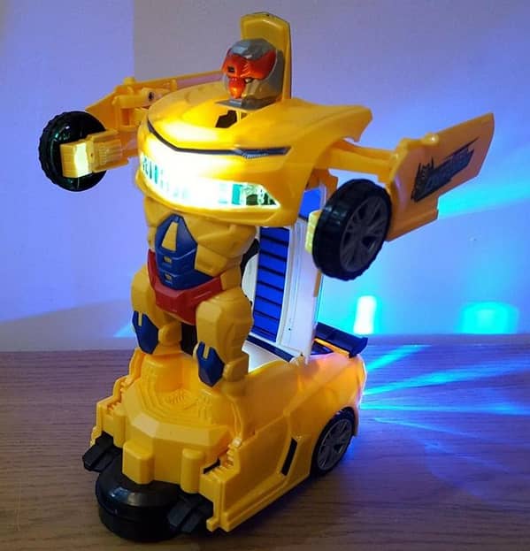 T  Transforming Robot Vehicle Toy for Kids - Educational Remote Control Play Vehicle, Unisex, Recommended for Ages 3+