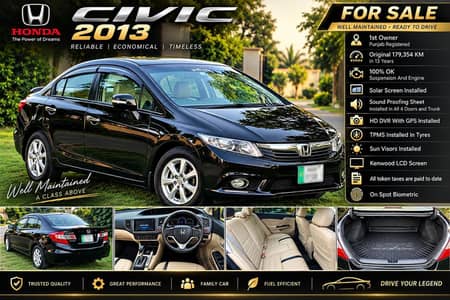 Honda Civic VTi  Oriel Prismatic 1.8 |-VTEC Full Option