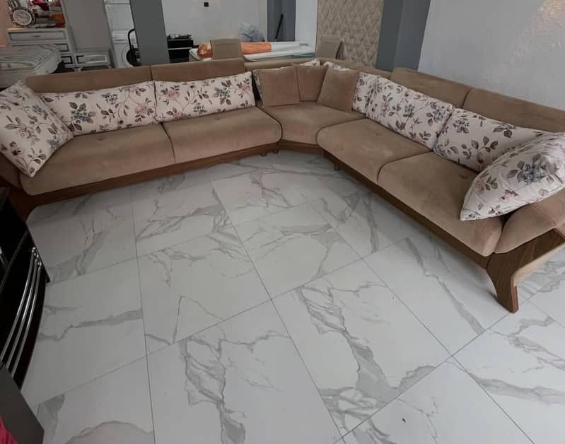 L shape sofa set 0