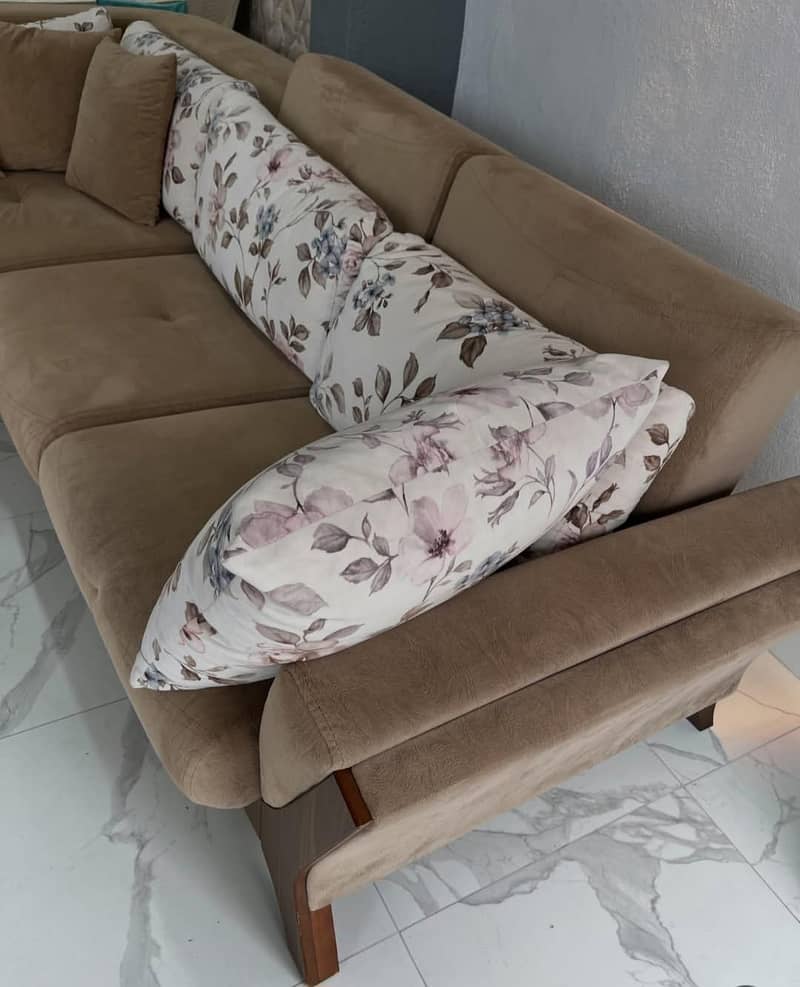 L shape sofa set 3