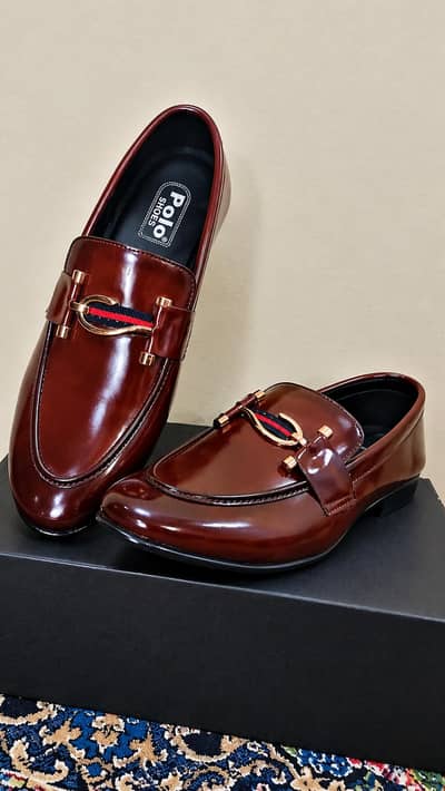 Men's formal loafers brown colour