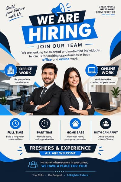 hiring now on urgent base