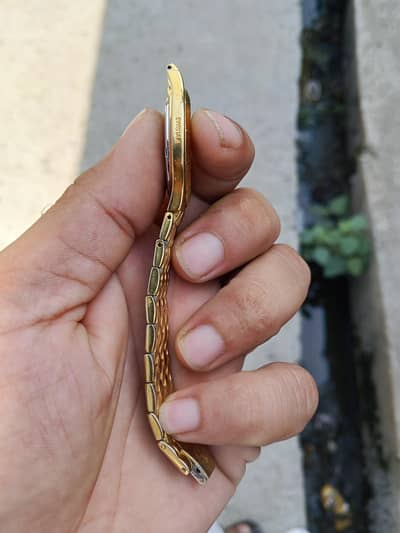 Swistar Sapphire Gold Chain Watch - Original