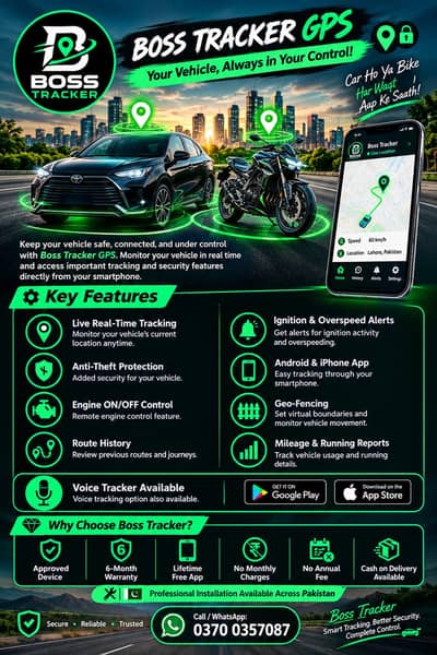 Boss GPS Vehicle Tracker