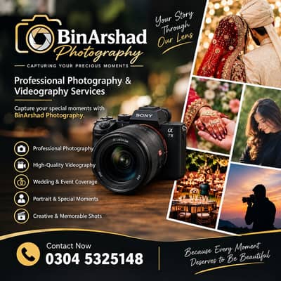 Professional Photography & Videography Services | BinArshad Photograph