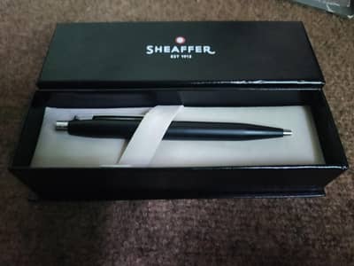 sheaffre pen moss black silver
